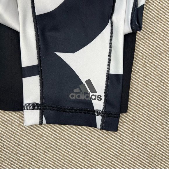 Adidas Ultimate Fit Typo High-Rise Leggings Size S - Picture 8 of 11